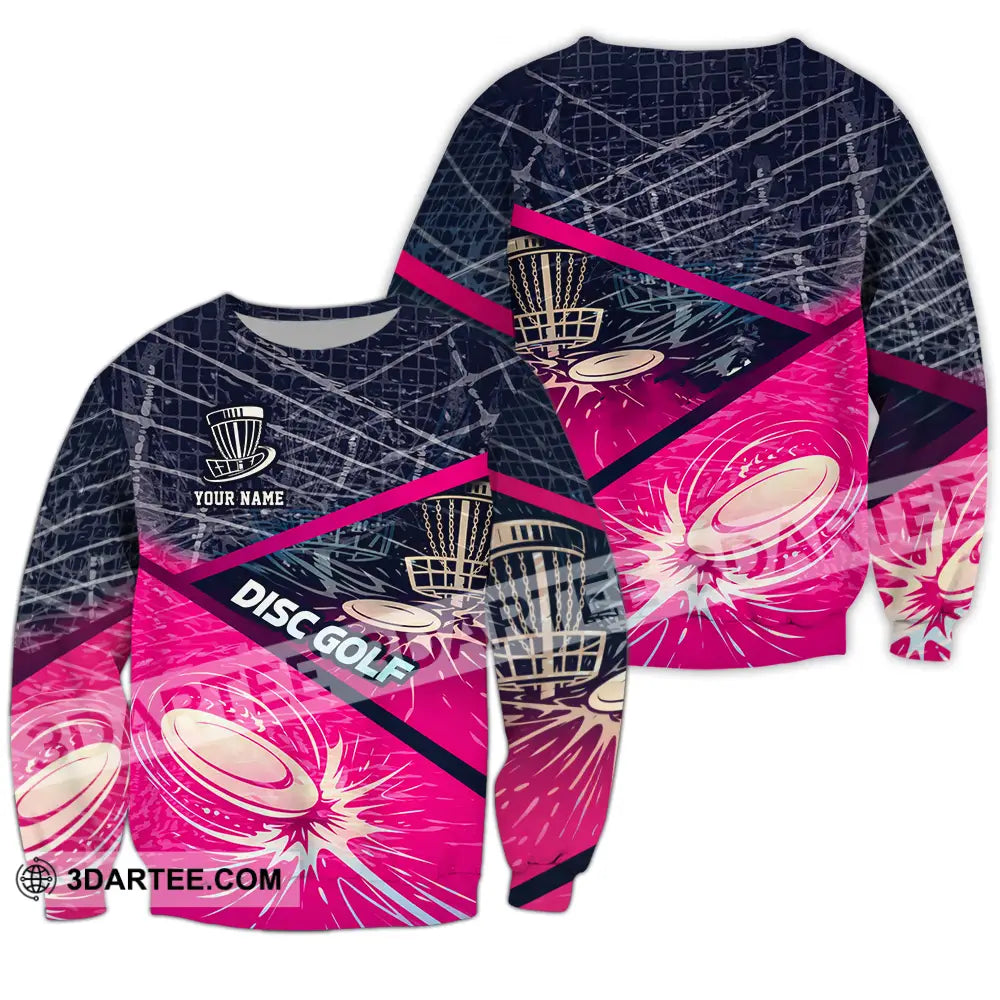 Unisex Shirt - Custom Disc Golf 3D Shirt Long Sleeve / S T-shirt