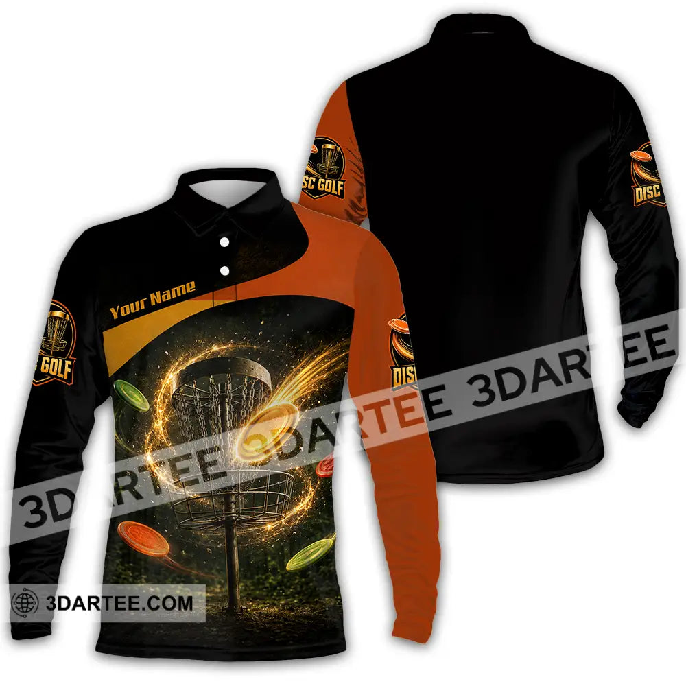 Unisex Shirt - Custom Disc Golf Shirt - Long Sleeve Polo / S - T-shirt