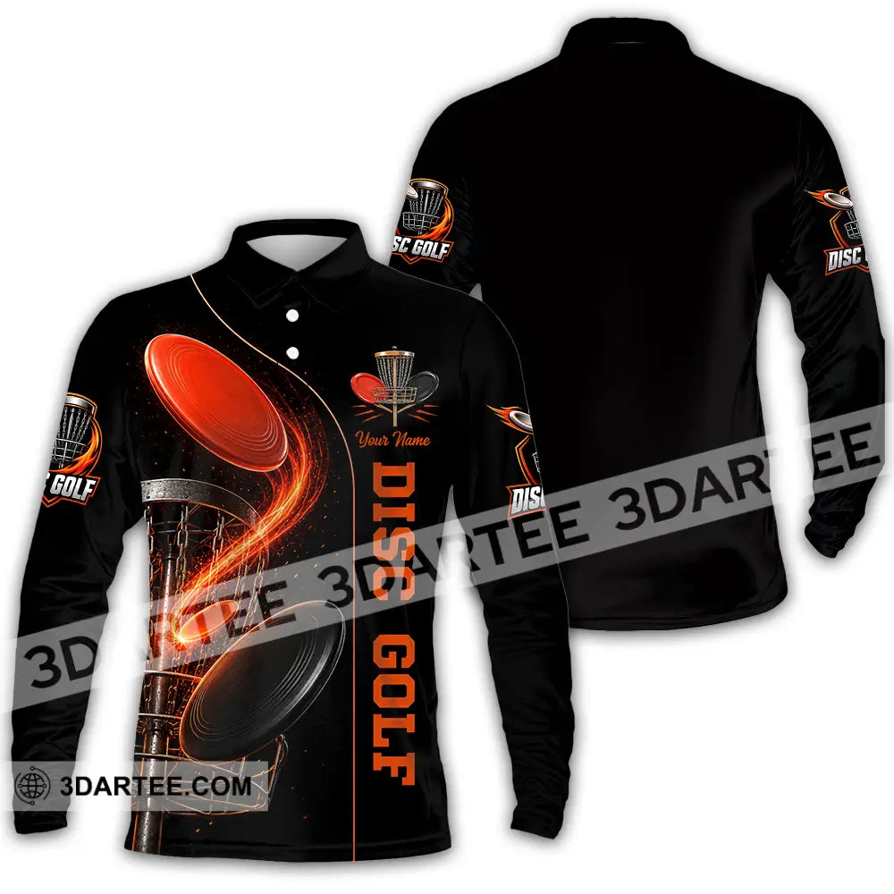 Unisex Shirt - Custom Disc Golf Shirt - Long Sleeve Polo / S - T-shirt