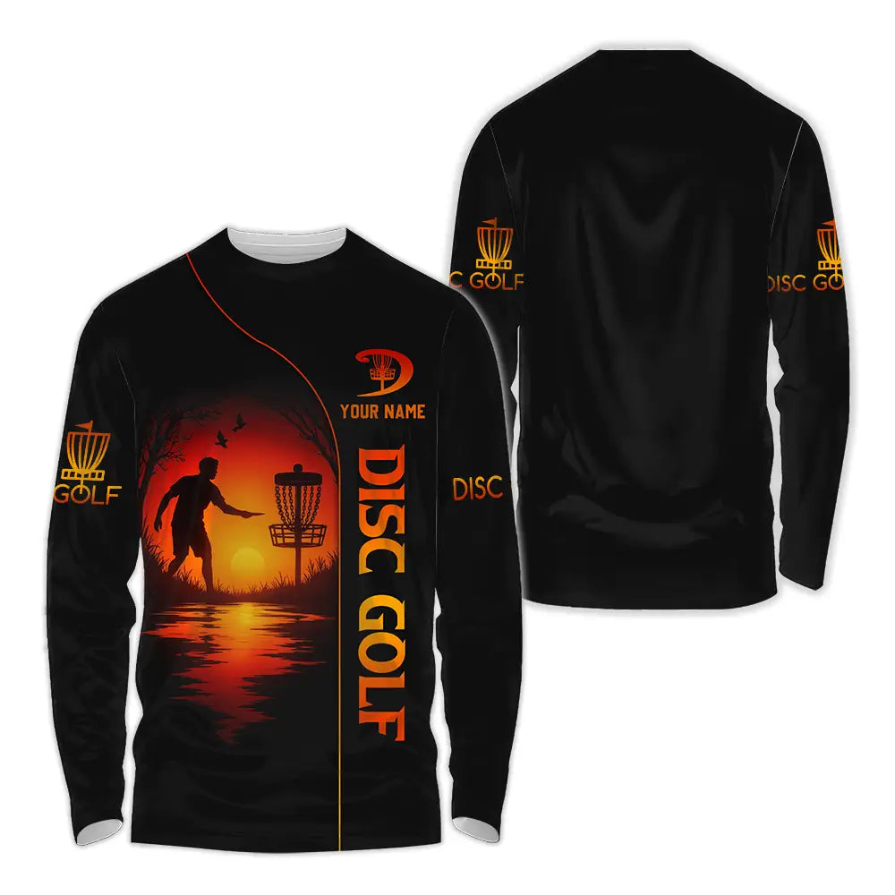 Unisex Shirt - Custom Disc Golf Shirt Long Sleeve Shirt / S T-shirt