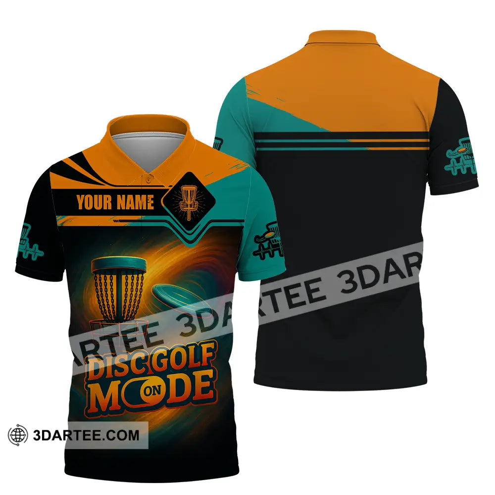 Unisex Shirt - Custom Disc Golf Mode On Shirt Polo Shirt / S T-shirt
