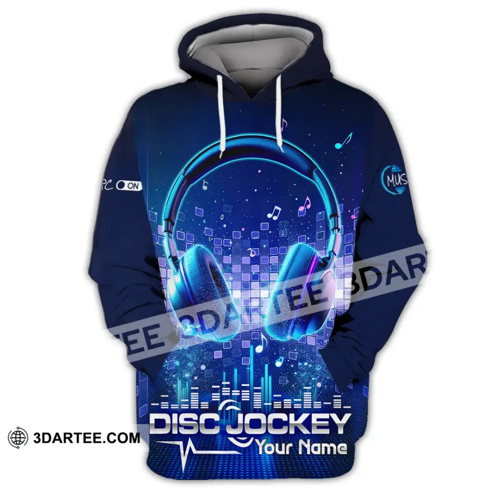 Unisex Shirt - Custom Disc Jockey 3D Shirt Hoodie / S T-shirt