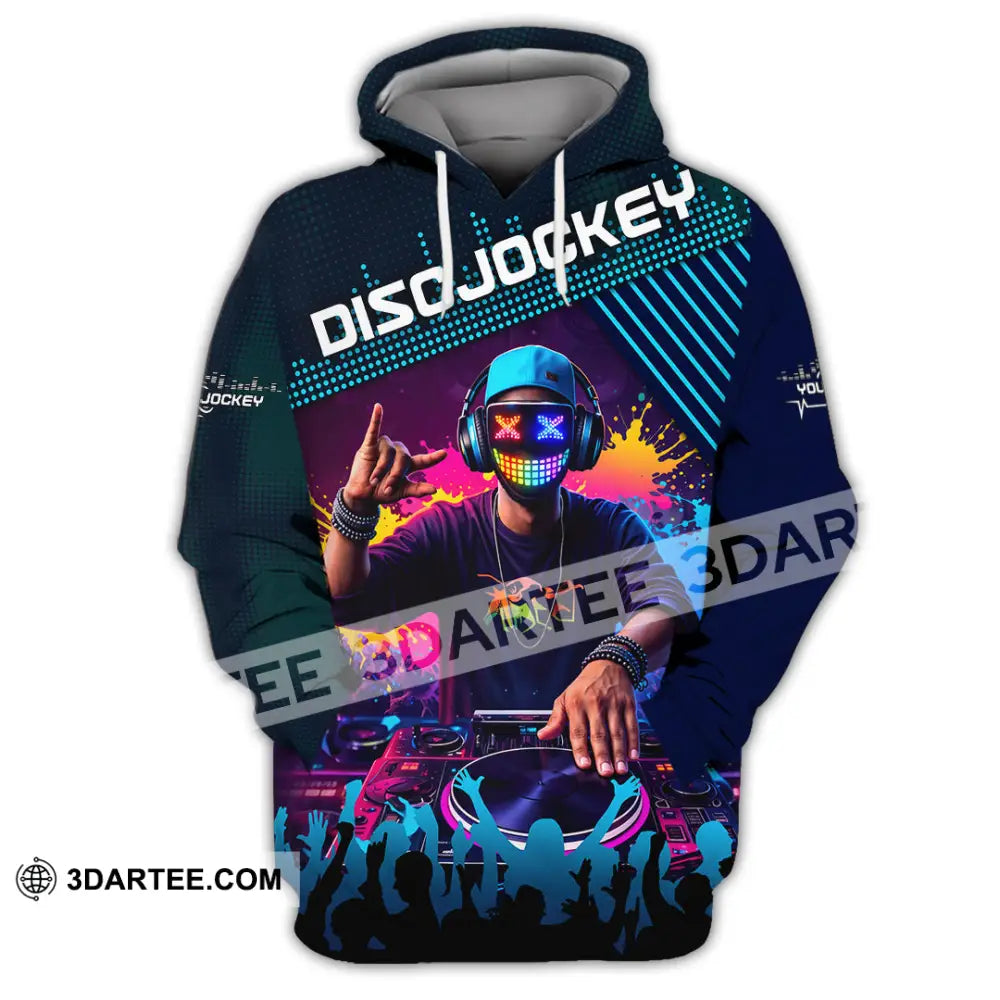 Unisex Shirt - Custom Disc Jockey 3D Shirt Hoodie / S T-shirt
