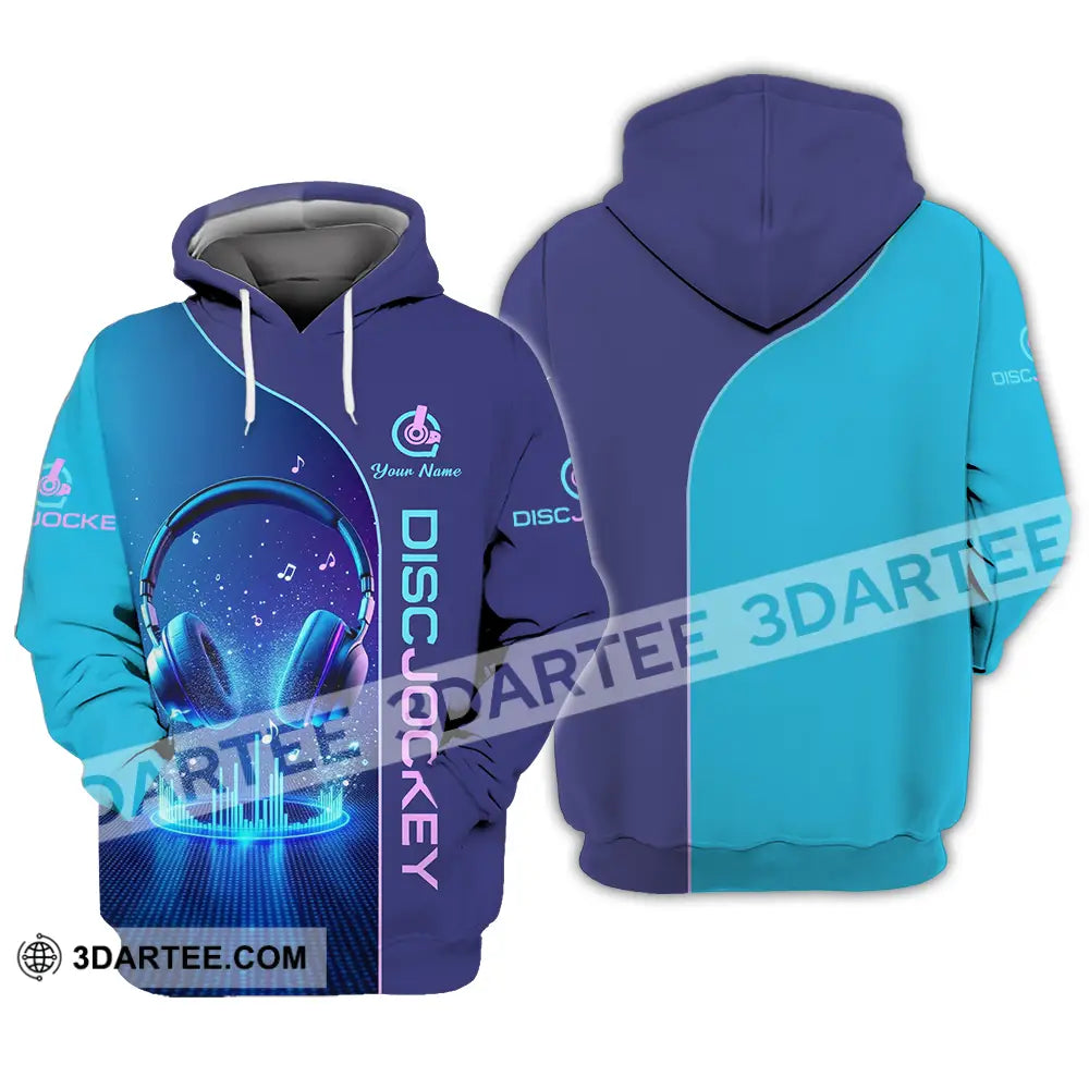 Unisex Shirt - Custom Disc Jockey 3D Shirt - Hoodie / S - T-shirt