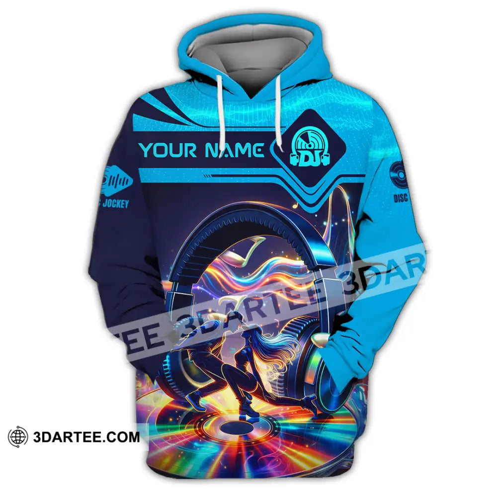 Unisex Shirt - Custom Disc Jockey 3D Shirt Hoodie / S T-shirt