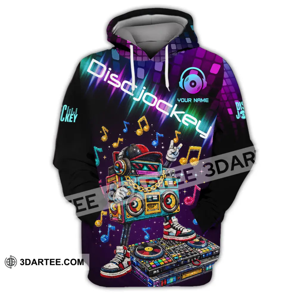 Unisex Shirt - Custom Disc Jockey 3D Shirt Hoodie / S T-shirt