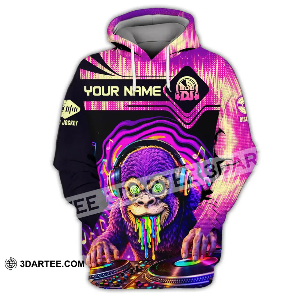 Unisex Shirt - Custom Disc Jockey 3D Shirt Hoodie / S T-shirt