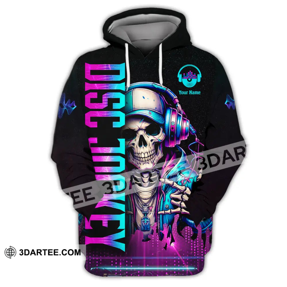 Unisex Shirt - Custom Disc Jockey 3D Shirt Hoodie / S T-shirt