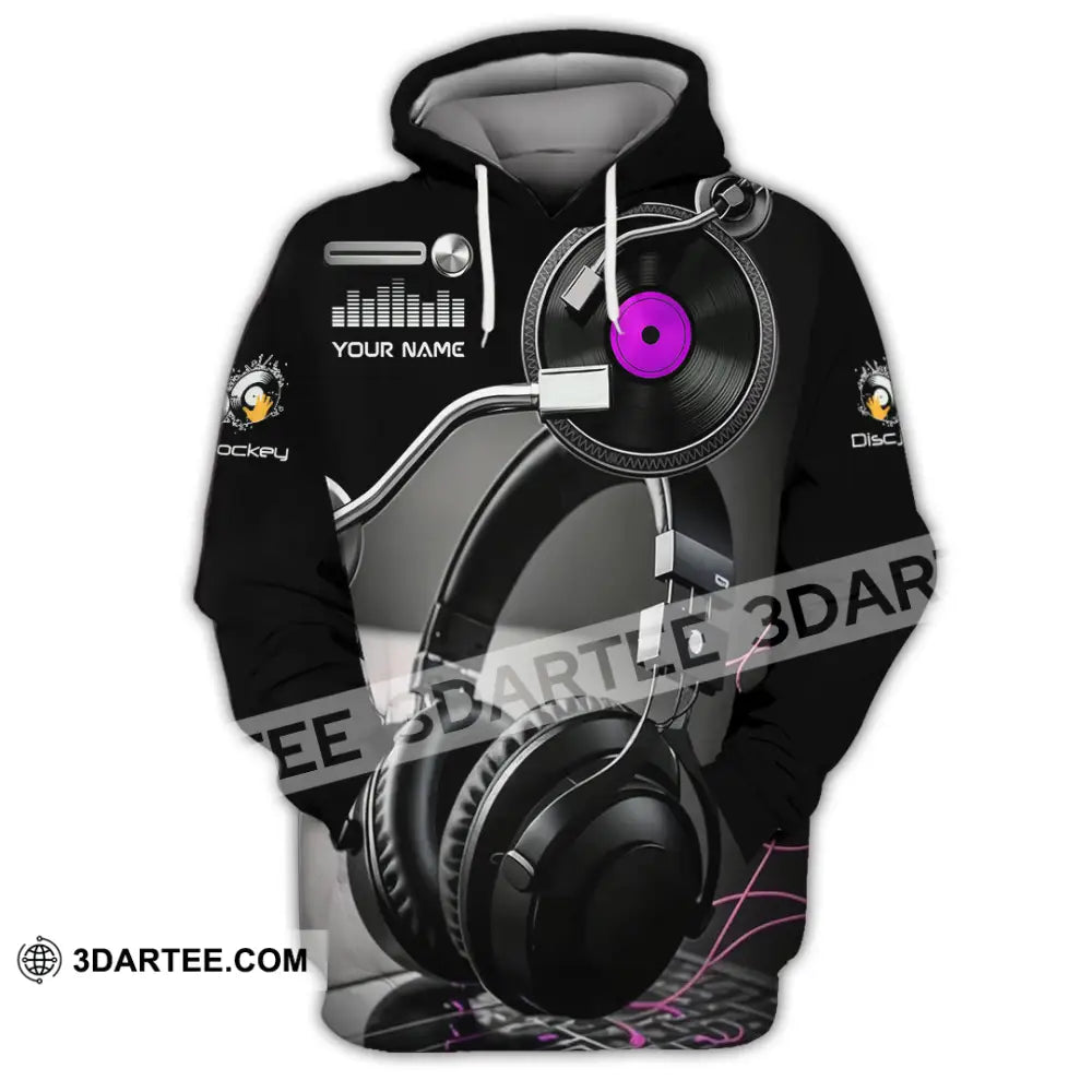 Unisex Shirt - Custom Disc Jockey 3D Shirt Hoodie / S T-shirt