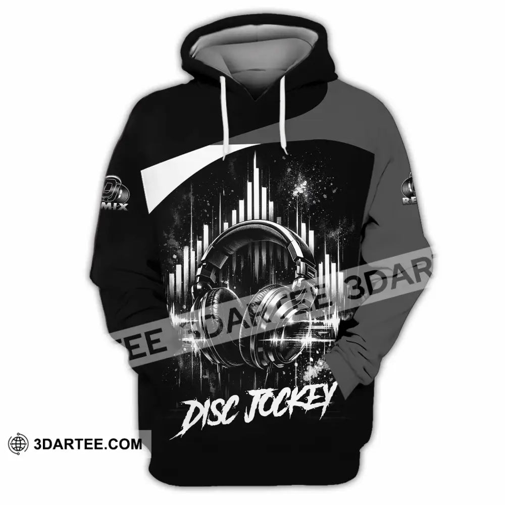 Unisex Shirt - Custom Disc Jockey 3D Shirt - Hoodie / S - T-shirt