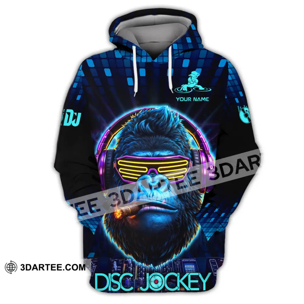 Unisex Shirt - Custom Disc Jockey 3D Shirt Hoodie / S T-shirt