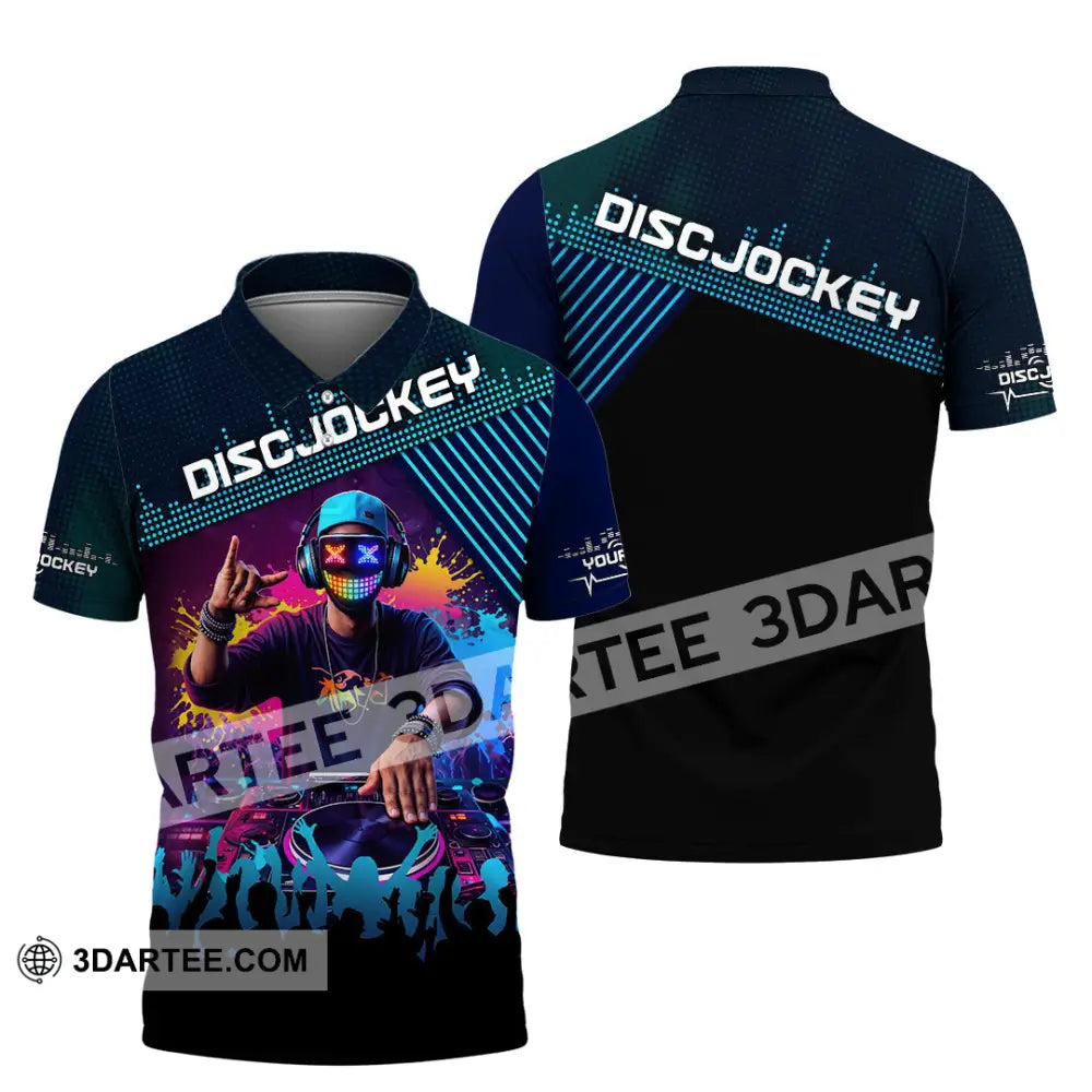 Unisex Shirt - Custom Disc Jockey 3D Shirt Polo Shirt / S T-shirt