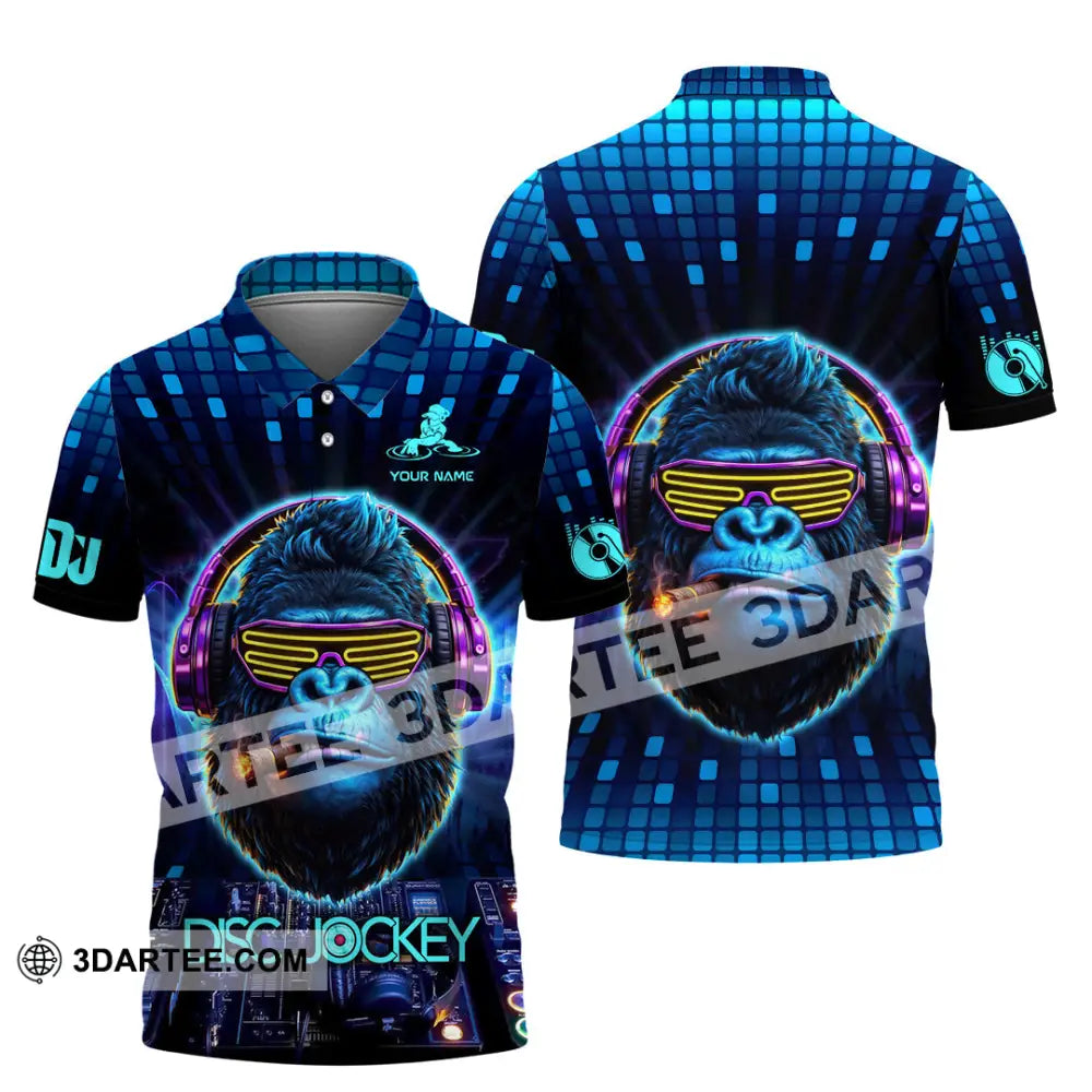 Unisex Shirt - Custom Disc Jockey 3D Shirt Polo Shirt / S T-shirt
