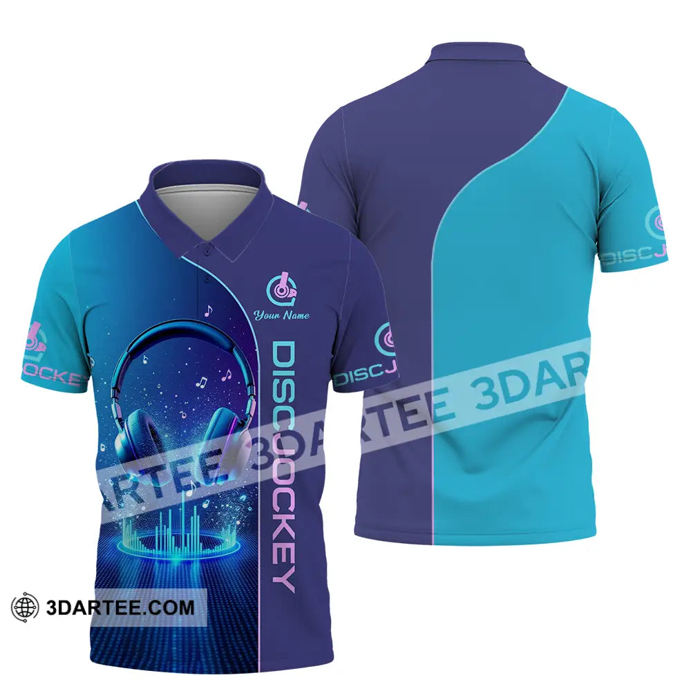 Unisex Shirt - Custom Disc Jockey 3D Shirt - Polo Shirt / S - T-shirt
