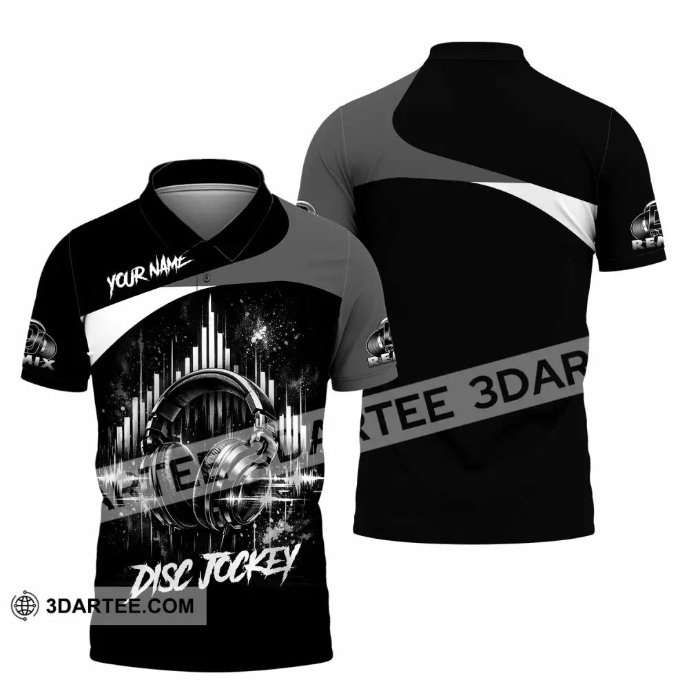 Unisex Shirt - Custom Disc Jockey 3D Shirt - Polo Shirt / S - T-shirt