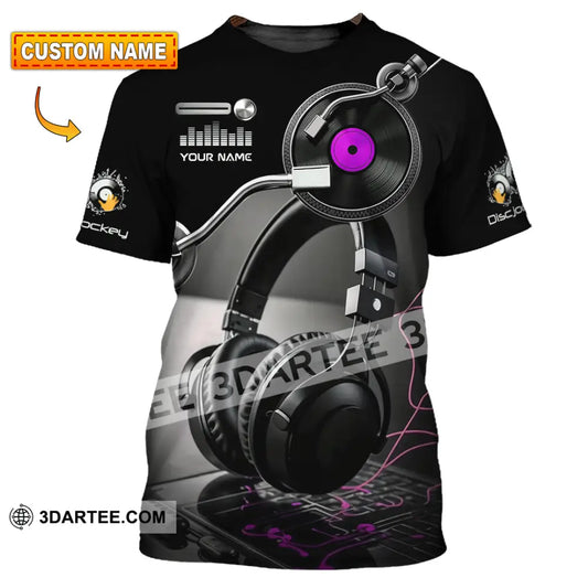 Unisex Shirt - Custom Disc Jockey 3D Shirt T-shirt