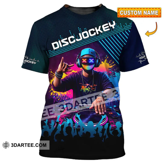 Unisex Shirt - Custom Disc Jockey 3D Shirt T-shirt