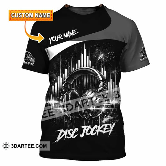 Unisex Shirt - Custom Disc Jockey 3D Shirt - T-shirt