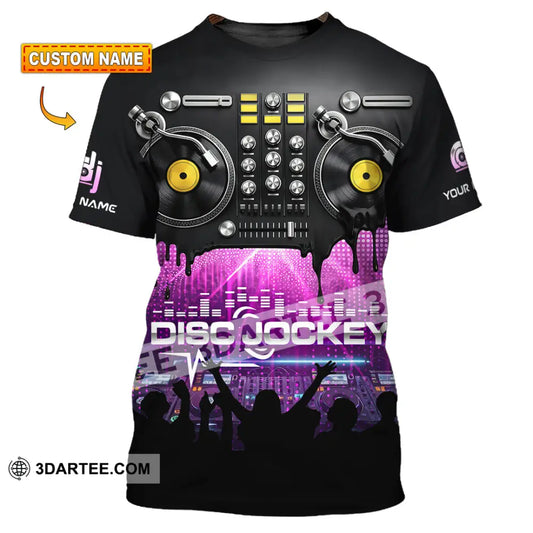 Unisex Shirt - Custom Disc Jockey 3D Shirt T-shirt