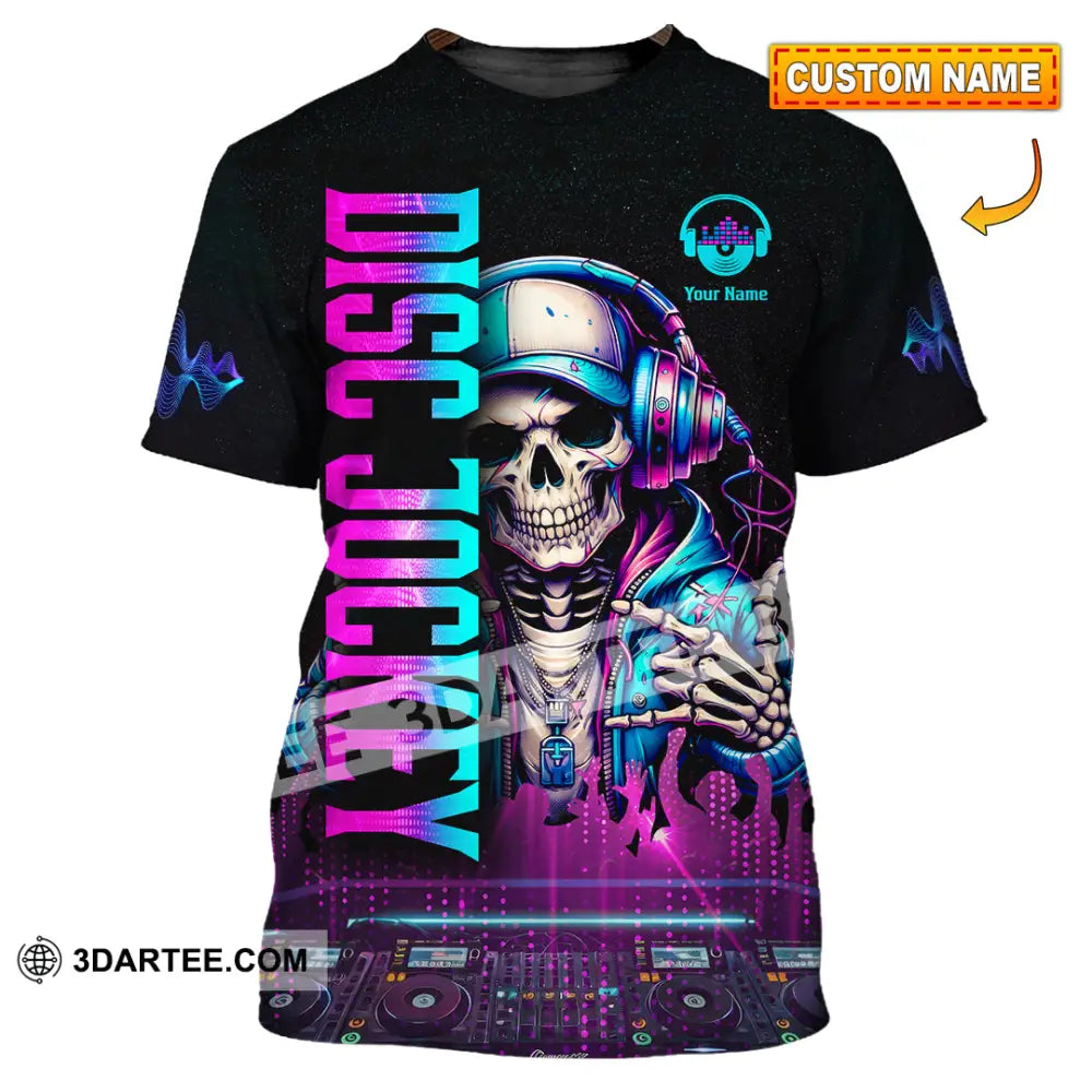 Unisex Shirt - Custom Disc Jockey 3D Shirt T-shirt
