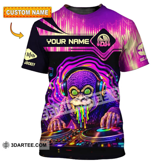 Unisex Shirt - Custom Disc Jockey 3D Shirt T-shirt