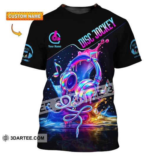 Unisex Shirt - Custom Disc Jockey 3D Shirt T-shirt