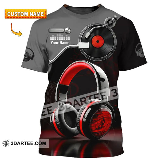 Unisex Shirt - Custom Disc Jockey 3D Shirt T-shirt