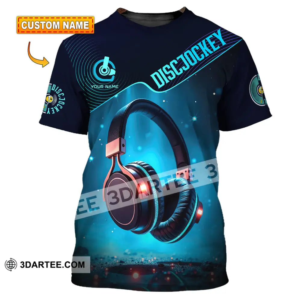 Unisex Shirt - Custom Disc Jockey 3D Shirt T-shirt