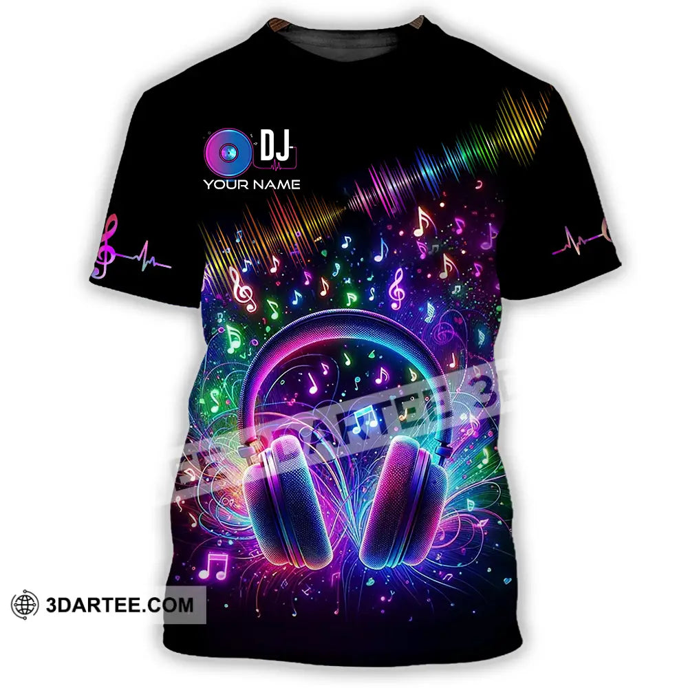 Unisex Shirt - Custom Disc Jockey DJ Shirt T-Shirt / S T-shirt