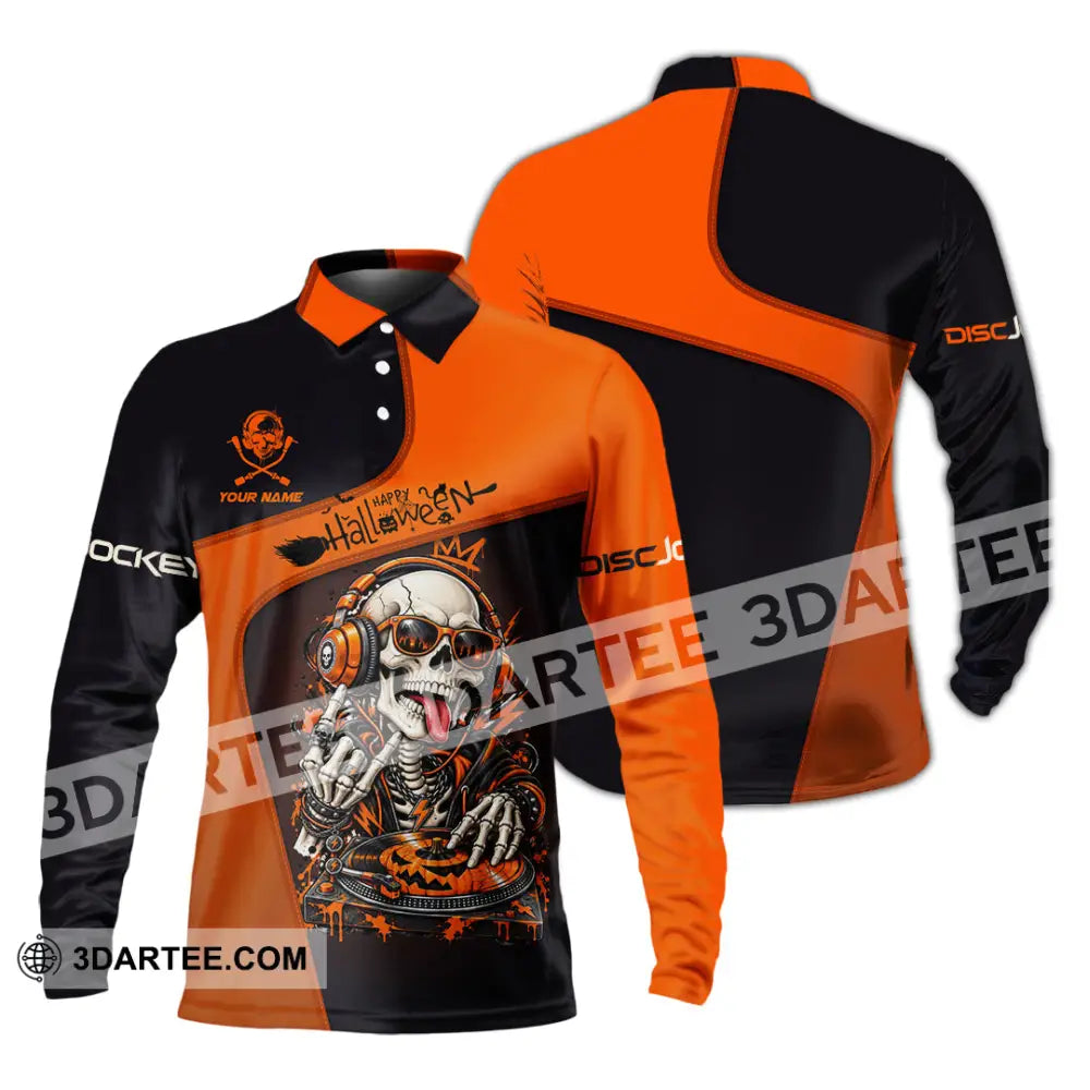 Unisex Shirt - Custom Disc Jockey Shirt - Long Sleeve Polo / S - T-shirt