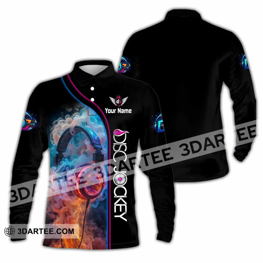 Unisex Shirt - Custom Disc Jockey Shirt - Long Sleeve Polo / S - T-shirt