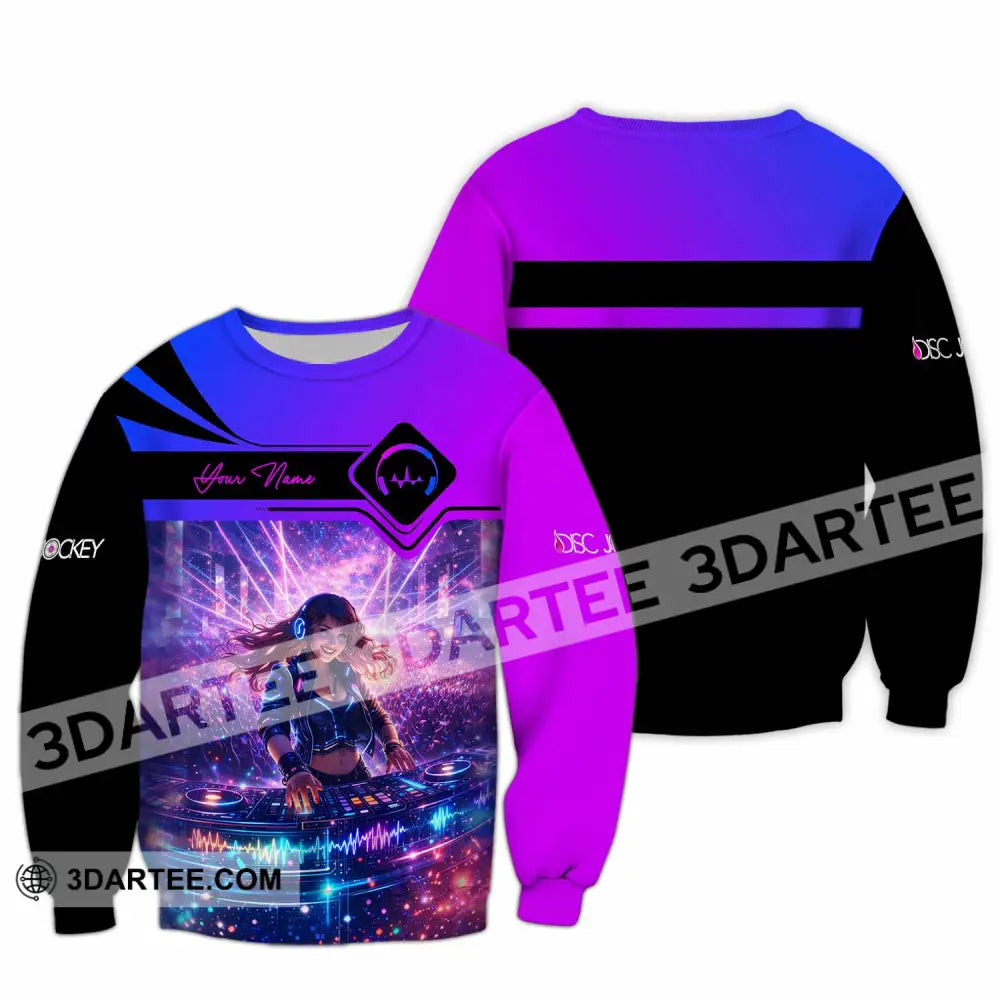 Unisex Shirt - Custom Disc Jockey Shirt - Long Sleeve / S - T-shirt