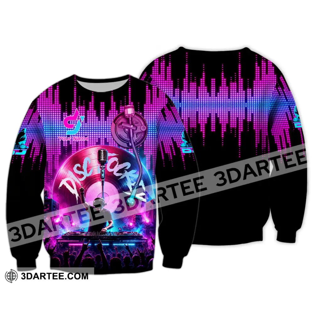 Unisex Shirt - Custom Disc Jockey Shirt - Long Sleeve / S - T-shirt