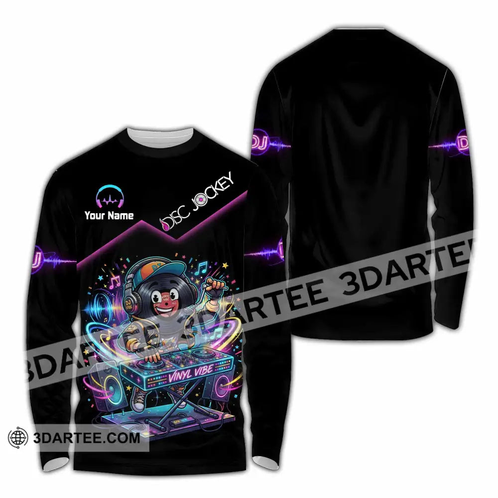 Unisex Shirt - Custom Disc Jockey Shirt - Long Sleeve Shirt / S - T-shirt