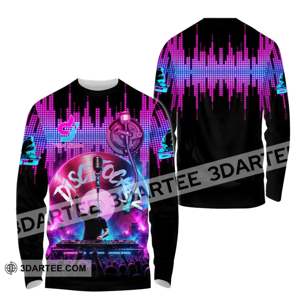 Unisex Shirt - Custom Disc Jockey Shirt - Long Sleeve Shirt / S - T-shirt