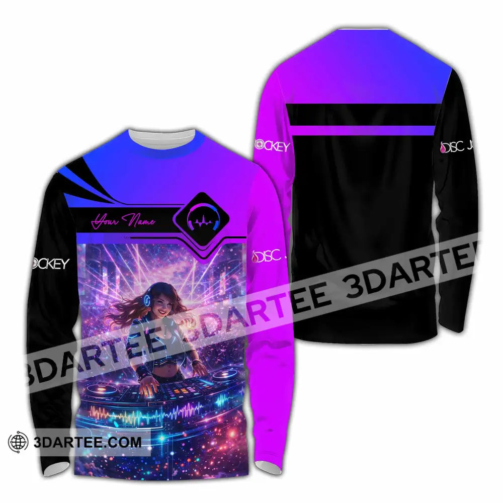 Unisex Shirt - Custom Disc Jockey Shirt - Long Sleeve Shirt / S - T-shirt