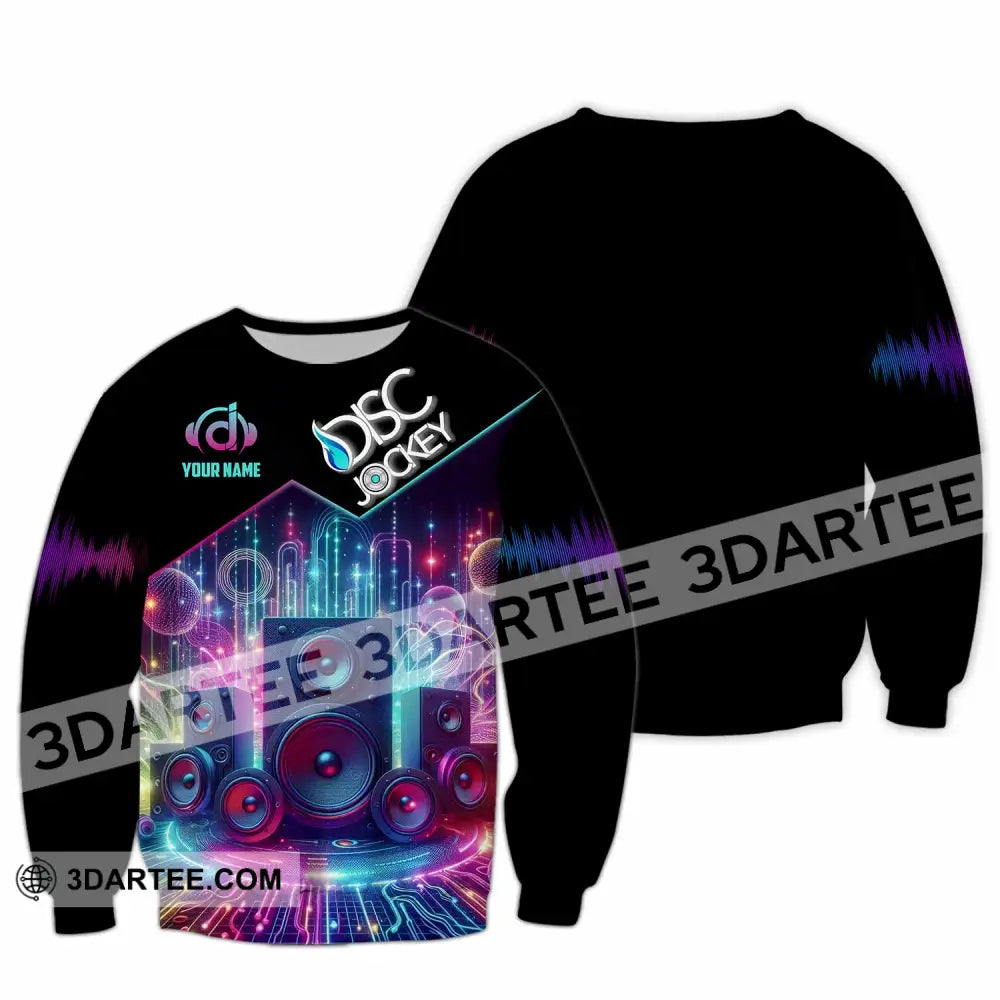 Unisex Shirt - Custom Disc Jockey Shirt Long Sleeve / S T-shirt