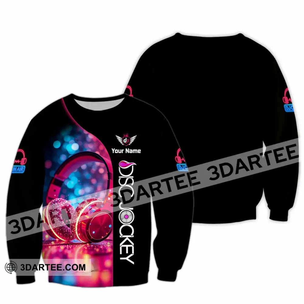 Unisex Shirt - Custom Disc Jockey Shirt - Long Sleeve / S - T-shirt