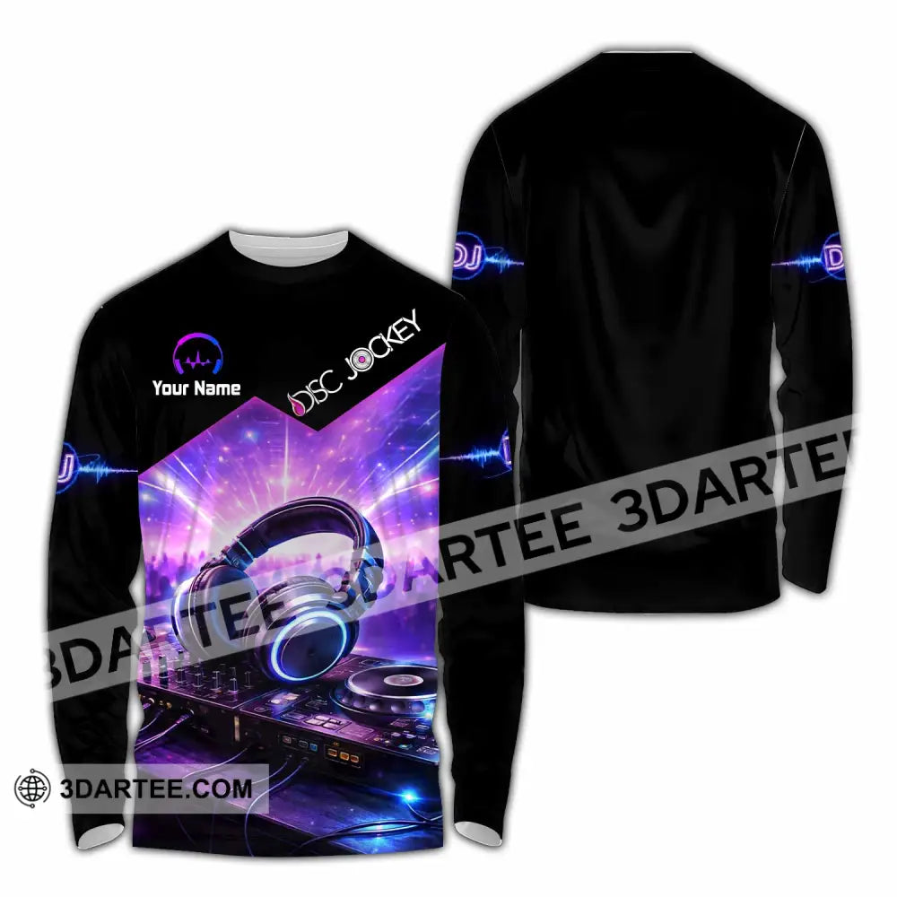 Unisex Shirt - Custom Disc Jockey Shirt - Long Sleeve Shirt / S - T-shirt