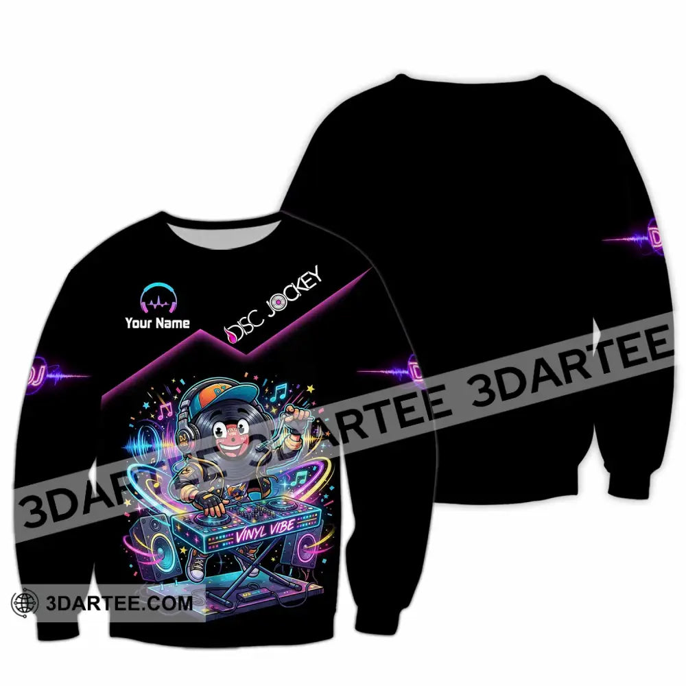 Unisex Shirt - Custom Disc Jockey Shirt - Long Sleeve / S - T-shirt