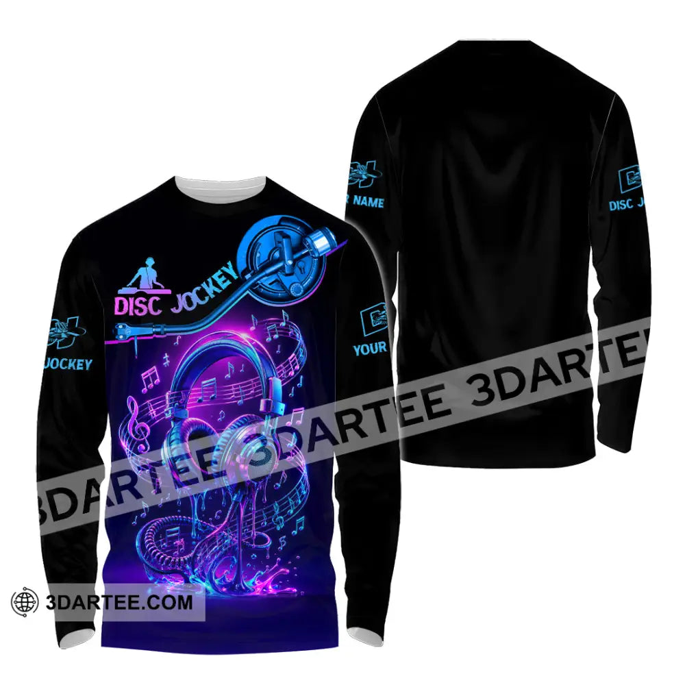 Unisex Shirt - Custom Disc Jockey Shirt - Long Sleeve Shirt / S - T-shirt