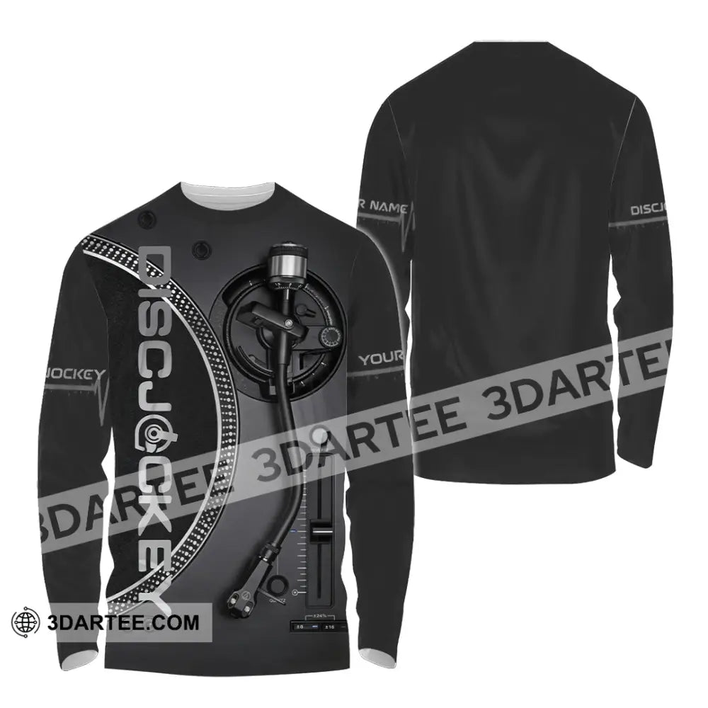 Unisex Shirt - Custom Disc Jockey Shirt - Long Sleeve Shirt / S - T-shirt
