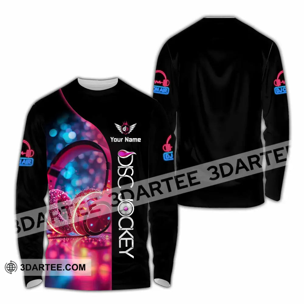 Unisex Shirt - Custom Disc Jockey Shirt - Long Sleeve Shirt / S - T-shirt