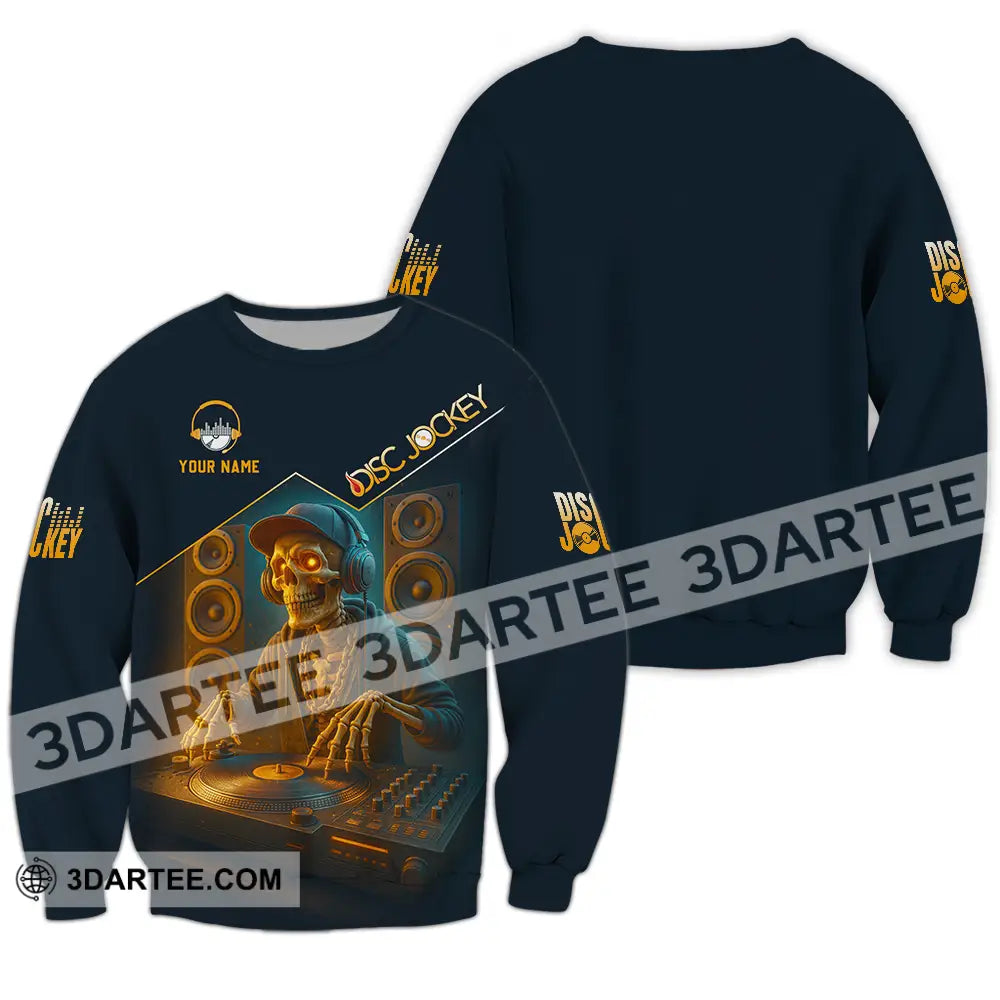 Unisex Shirt Custom Disc Jockey Shirt Long Sleeve / S T shirt