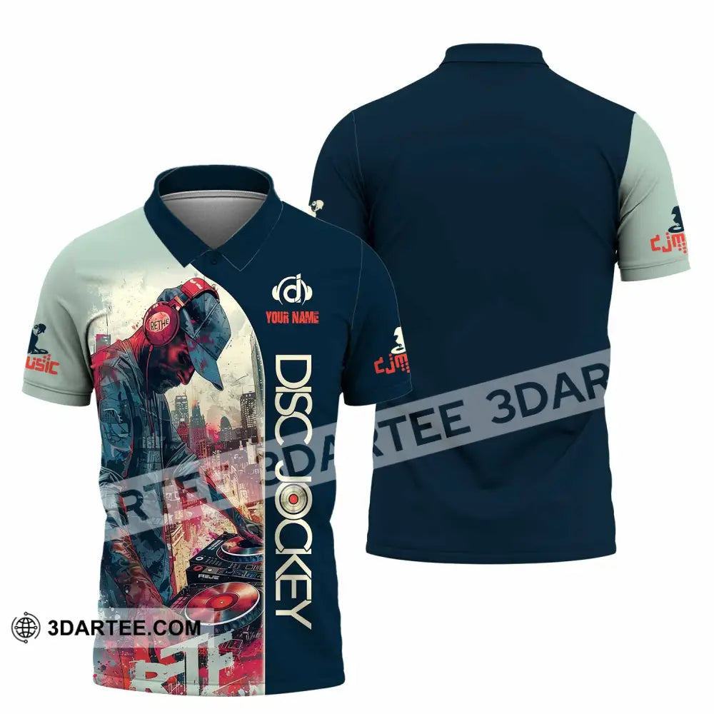 Unisex Shirt - Custom Disc Jockey Shirt Polo Shirt / S T-shirt