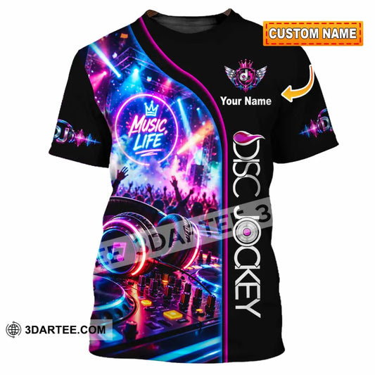 Unisex Shirt - Custom Disc Jockey Shirt - T-shirt