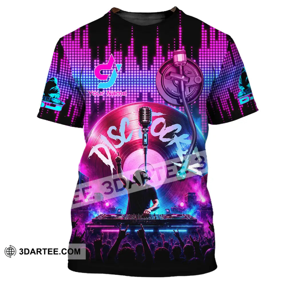Unisex Shirt - Custom Disc Jockey Shirt - T-Shirt / S - T-shirt