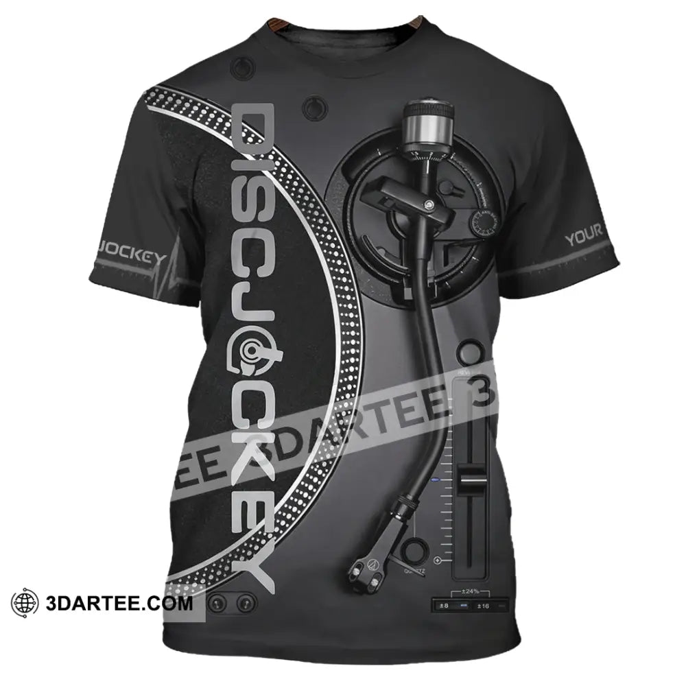 Unisex Shirt - Custom Disc Jockey Shirt - T-Shirt / S - T-shirt