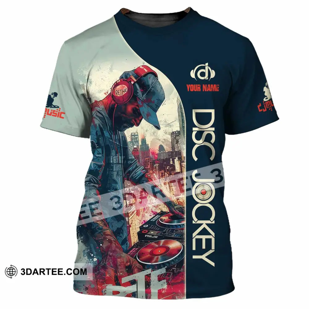 Unisex Shirt - Custom Disc Jockey Shirt T-Shirt / S T-shirt