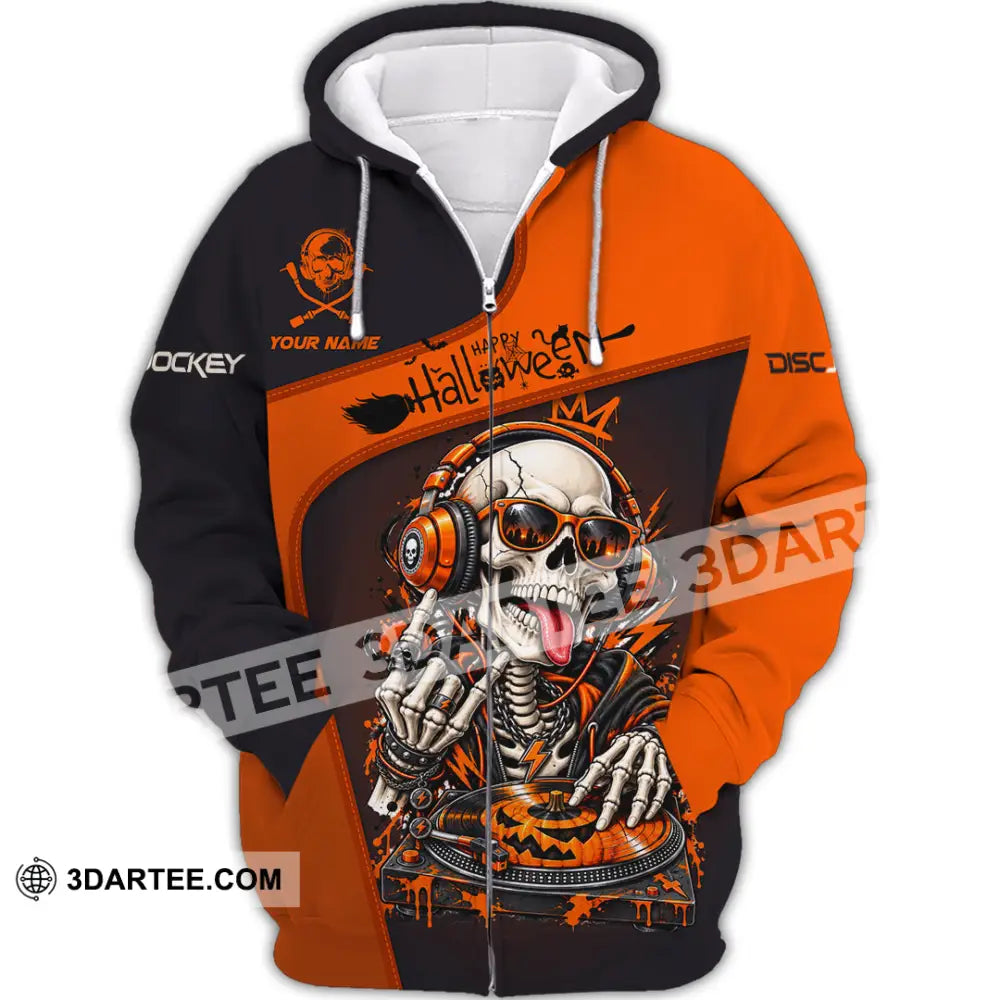 Unisex Shirt - Custom Disc Jockey Shirt - Zipper Hoodie / S - T-shirt